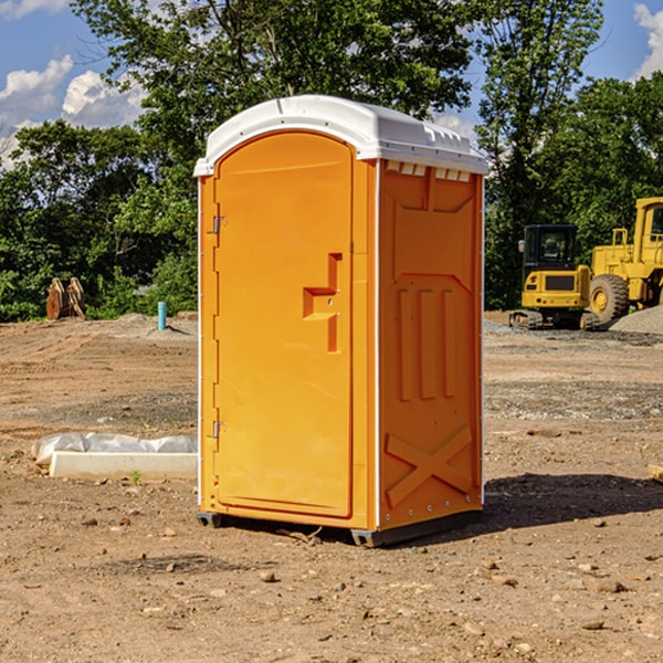 porta potties at a festival in College Springs IA
